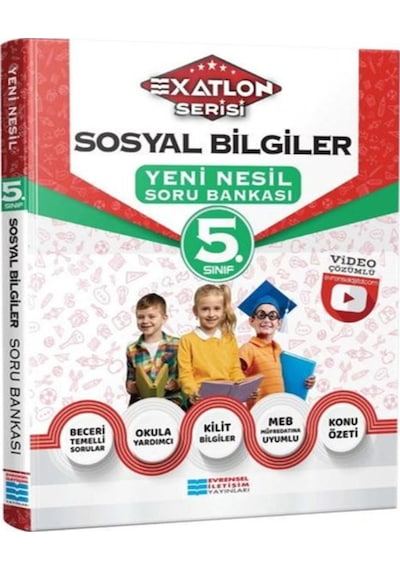 5. Sınıf Sosyal Bilgiler Soru Bankası- Evrensel İletişim Yayınları