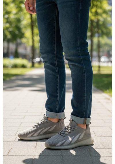 D Erkek Sneaker Ayakkabı A Grı