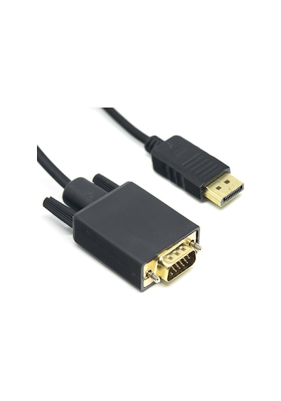 1.8 Metre Display Port - Vga Kablosu, Yüksek Kalite Görüntü Aktarımı