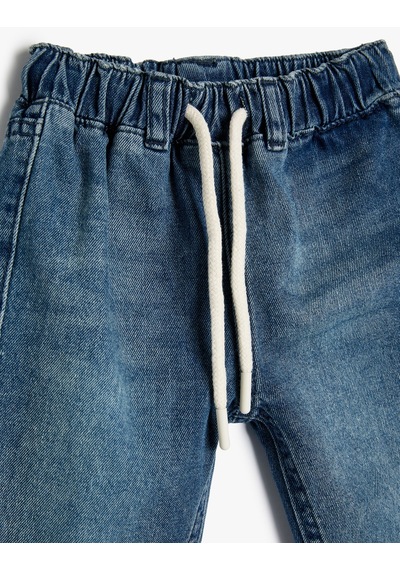 Koton Kot Pantolon Pamuklu - Slim Jean Orta İndigo 4smb40002td 4SMB40002TDMID İndigo