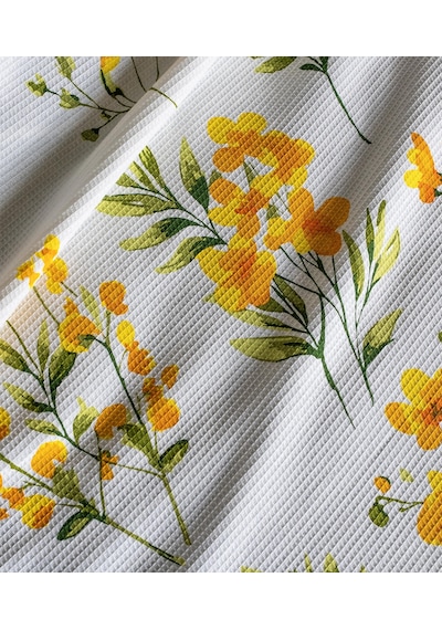 Menderes Home Cotton Collection Çift Kişilik Pike Daisy Diğer