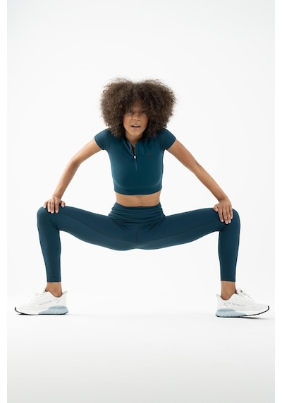 Maraton Active Slimfit Kadın Koşu Turkuaz Tayt 22256-turkuaz