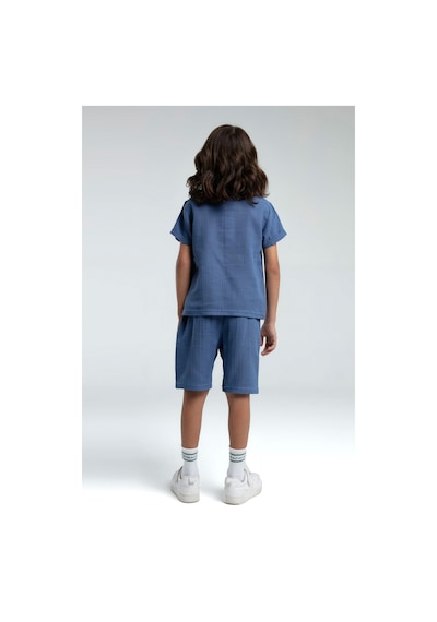 Roly Poly Premium Erkek Çocuk Keten Pamuklu Rahat Kalıp Kısa Kol Bermuda Şortlu Pijama Takım Okyanus Roly Poly Premium Erkek Çocuk Keten Pamuklu Rahat Kalıp Kısa Kol Bermuda Şortlu Pijama Takım Okyanus