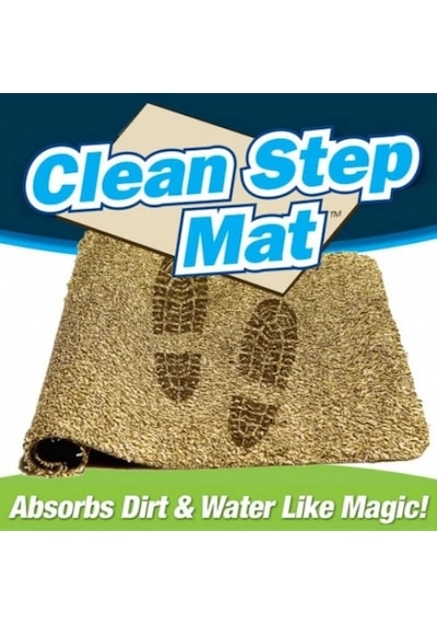 Clean Step Mat Yıkanabilir Mikrofiber Kir Toz Emici Iç-dış Ortam Paspas Çokrenkli