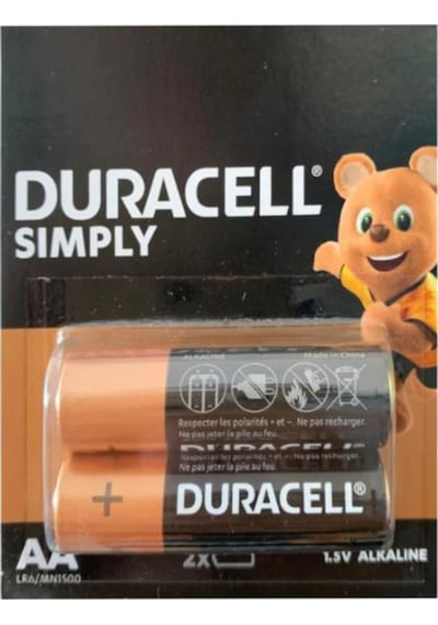 Duracell Simply LR6/MN1500 AA Kalem Pil 2'li