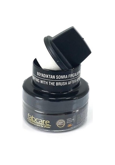 Fabcare 1001 Krem Deri Boya Cam Kavanoz 50 Ml-koyu Kahverengi - Unisex Koyu Kahverengi
