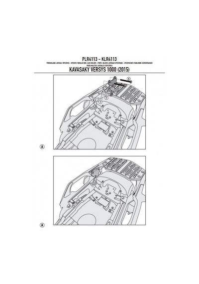 Plr4113 Kawasaki Versys 1000 15-17 Yan Çanta Taşıyıcı