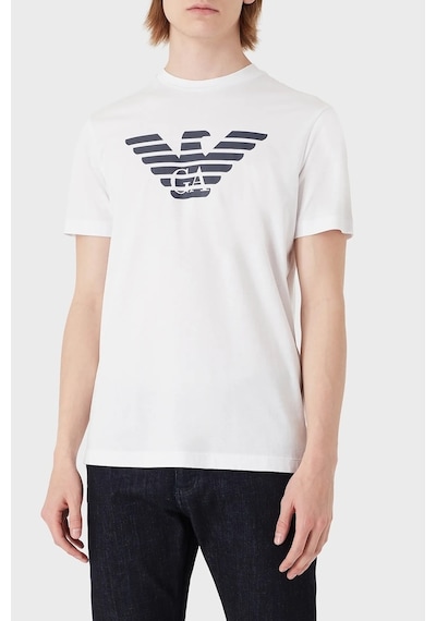 Emporio Armani Erkek T Shirt 8N1Tn5 1Jpzz 0147-Beyaz
