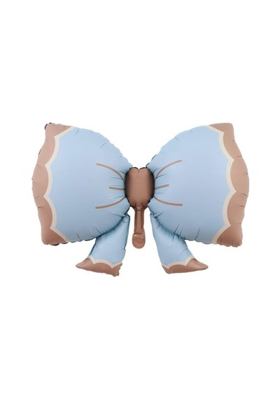 Retro Gökkuşağı Folyo Balon Büyük Boy Mavi 90-61 Cm Mavi