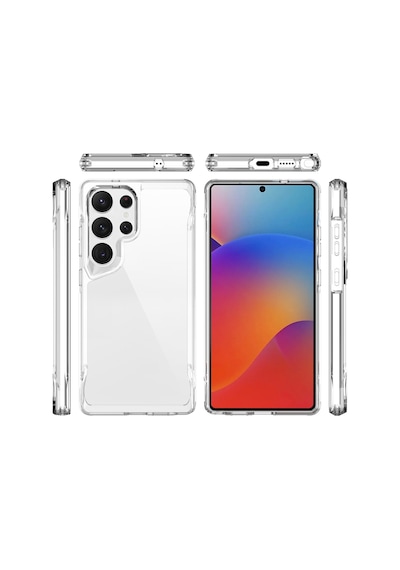 Zore Galaxy S25 Ultra Kılıf Nvth T-max Kapak - Şeffaf