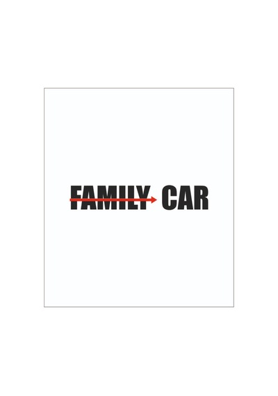 Aile Arabası Sticker