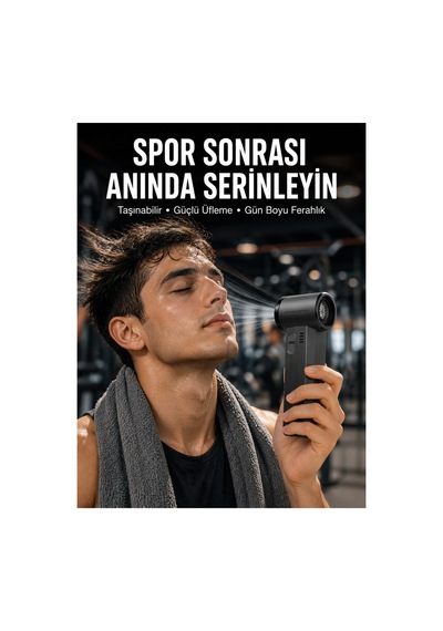 Taşınabilir Şarjlı Güçlü Hava Üfleme Ai Çok Yönlü Kullanım Yeni Nesil