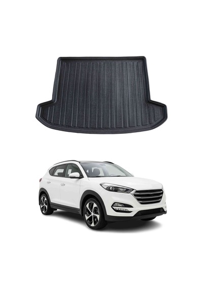 Hyundai Tucson Suv 2015-2020 Arası Uyumlu Araca Özel Kauçuk Tpe Bagaj Havuzu Siyah