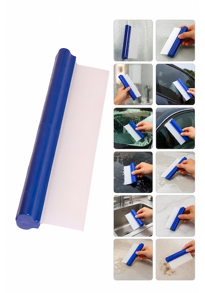 Wühler Cam Suyu Çekçeki - Silikon Uçlu Su Alma Spatulası