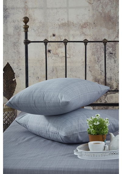 BonjardinHome 2'li 50x70 Ranforce Gri Yastık Kılıfı
