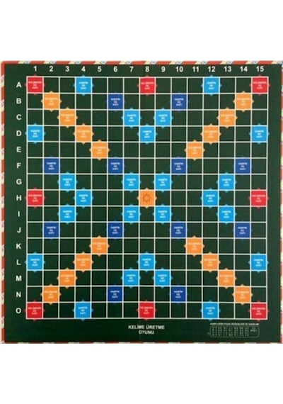 Kelime Üretme Oyunu Yerli Üretim Türkçe Scrabble Kelime Avı Yeni