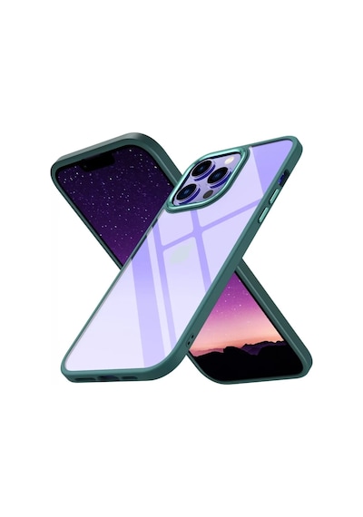 Newface Apple İphone 13 Pro Max Kılıf Power Silikon - Koyu Yeşil