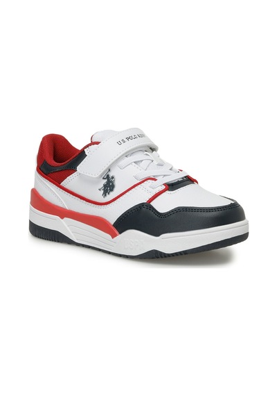 U.S. Polo Assn. 4M MARTELL JR 4FX Çocuk Beyaz Sneaker