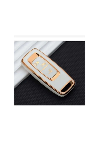 Gma Keys Honda Pcx 2021-2022-2023-2024-2025 Yılı Model Nano Anahtar Kılıfı Beyaz Gold Renk / Forza Için Uymaz