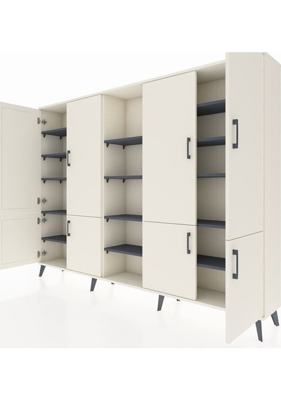Arges Dolap 14 Raflı 8 Kapaklı 220x30x163 Aytaşı-aytaşı/antrasit Aytası/antrasıt - Aytası Arges Dolap 14 Raflı 8 Kapaklı 220x30x163 Aytaşı-aytaşı/antrasit Aytası/antrasıt - Aytası
