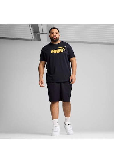 Puma Ess No. 1 Logo Tee Erkek Regular Fit Baskılı T-shirt 68253316 SIYAH