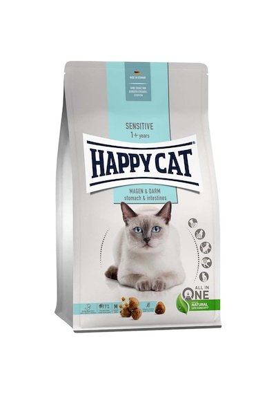 Happy Cat Sensitive Magen & Darm Stomach & İntestines Yetişkin Kedi Maması 4 KG