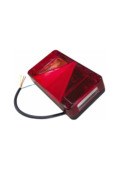 Stop Lambası 5 Fonksiyonlu 240 142 Mm İngiliz Karavan-dorse Sol