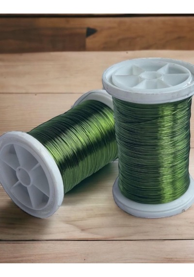 Gürbüz Filografi 0.30 Mm 100gr- 150m Yeşil Renkli Bakır Filografi Teli
