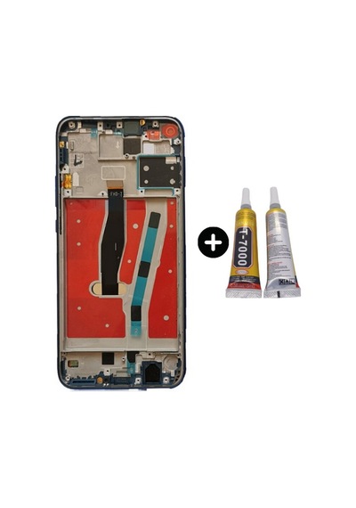 Te Huawei Mate 30 Lite Uyumlu Çıtalı Hk Lcd Ekran Dokunmatik + B7000