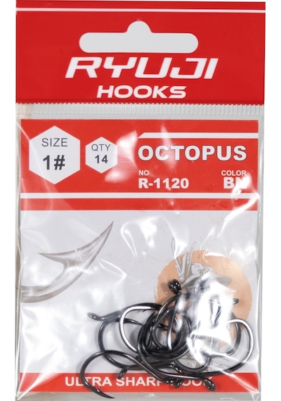 Ryuji R-1120 Octopus Black Nickel İğne İğne No : 4-0