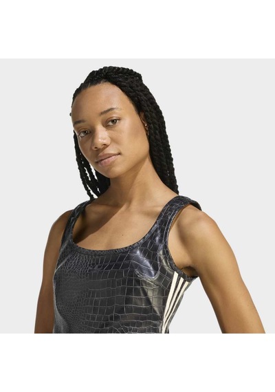 Adidas Ke5041 Pleather Corset Kadın Tişört Siyah