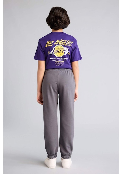 Defacto Nba Los Angeles Lakers Kalın Kumaş Pantolon Erkek Çocuk G7623a826spar148 Antrasit-ar148