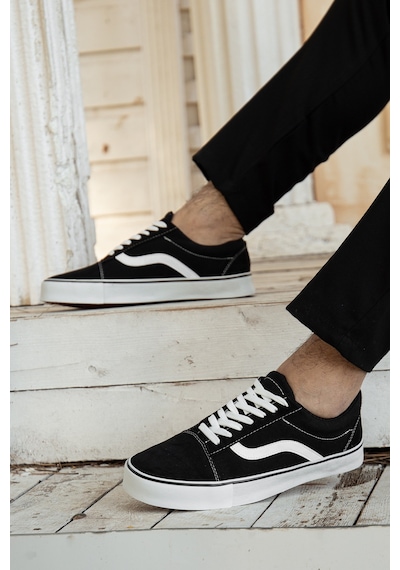 Daxtors Garantili Wanso Günlük Ortopedik Erkek Sneaker Spor Ayakkabı Siyah