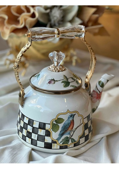 Prdktt-9381-10 Miss Betty 2.85 Litre Emaye Kettle Demlik 001