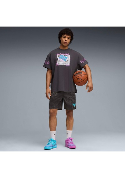 Puma Melo X Hıve Iı Erkek Tişört 634610 02 Gri