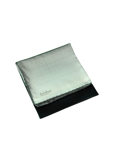 Mim Eşarp Emilya Rayon Degrade Eşarp 90x90 Cm Siyah - Füme