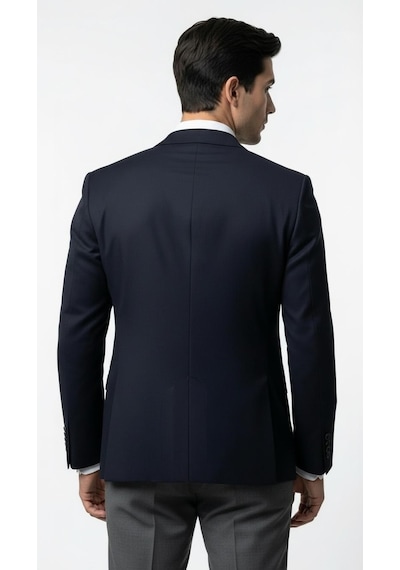 Plus Scorpion Erkek Blazer Ceket Twill Dokuma Likralı Notch Yaka 1 Düğmeli Çift Yırtmaçlı Slim Fit Lacivert Plus Scorpion Erkek Blazer Ceket Twill Dokuma Likralı Notch Yaka 1 Düğmeli Çift Yırtmaçlı Slim Fit Lacivert