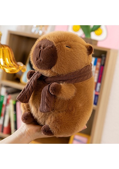 Eşarp Kapibara Peluş Oyuncak Kapibara Peluş Hayvan Oyuncak 35 Cm Diğer