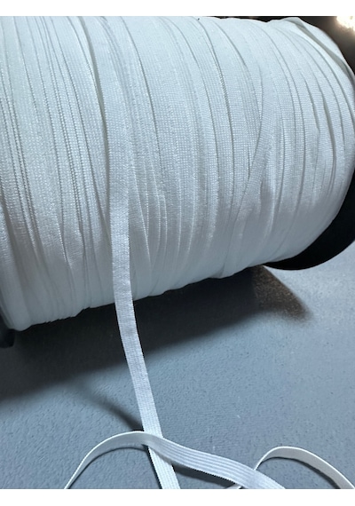 6 Mm Kıl Lastik-5 Metre Beyaz