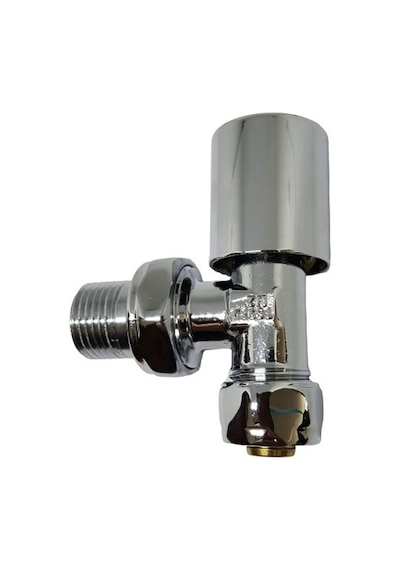 Kas 16X1/2 Pex Krom Köşe Radyatör Vanası - Krom Havlupan Vanası