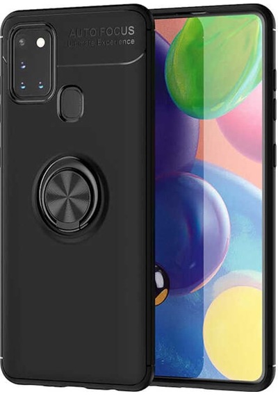 Galaxy A21S Yüzüklü Standli Manyetikli Kamera Çikintili Kilif 566681940