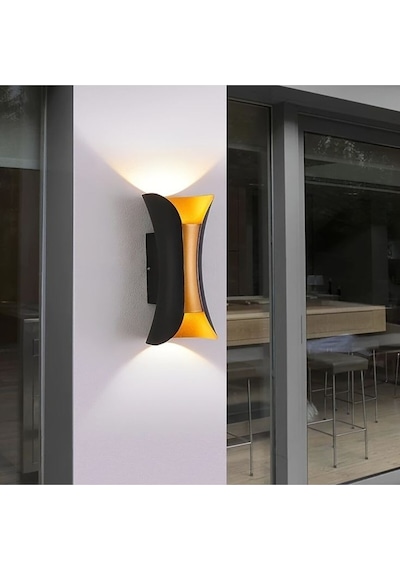 10 Watt Dekoratif Led Aplik, Modern Dış Mekan Aydınlatma Armatürü, Bahçe Duvar Aplik, Modern Armatür Diğer