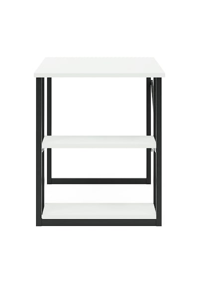 Ceramical Msr Raflı Ofis Bilgisayar Çalışma Masası Beyaz 60 x 120 x 72 CM