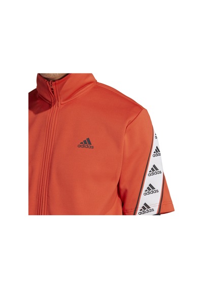 Adidas M Short Ts Tt Erkek Günlük Kısa Kollu Ceket Ib8414 Turuncu 001