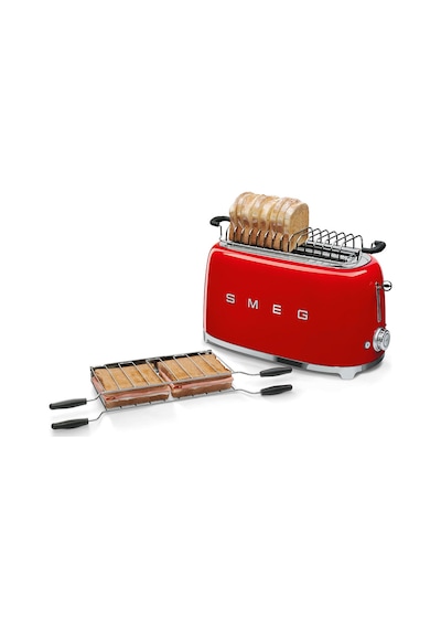 Smeg TSF02 4 Dilim Ekmek Kızartma Makinesi Kırmızı