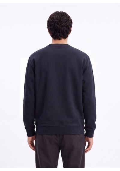 Discovery Expedition D6wm-swt3800 Lacivert Erkek Bisiklet Yaka Rahat Sweatshirt