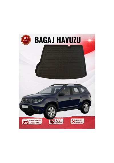 Dacia Duster 4x2 2018-2022 3d Bagaj Havuzu Premıum A+