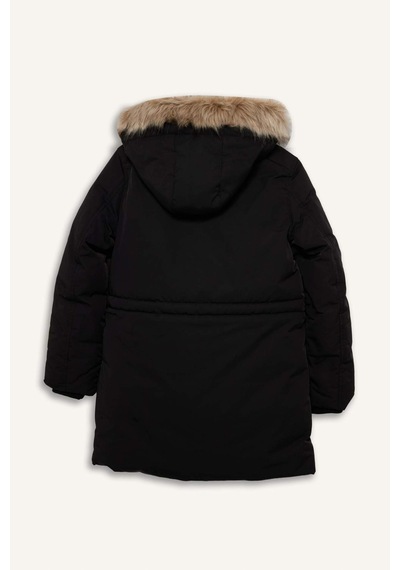 Defacto Su Geçirmez Relax Fit Kapüşonlu Parka F2880ax25wnbk27 Siyah-bk27