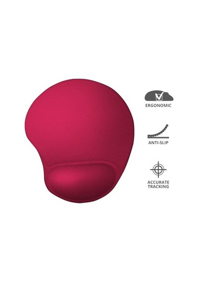 Trust Bigfoot Jel Mousepad Kırmızı Bilek Desteği İle Rahat Kullanım