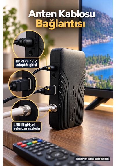Zenvia Usb 2.0 Girişli Hd Uydu Alıcısı Znv2026